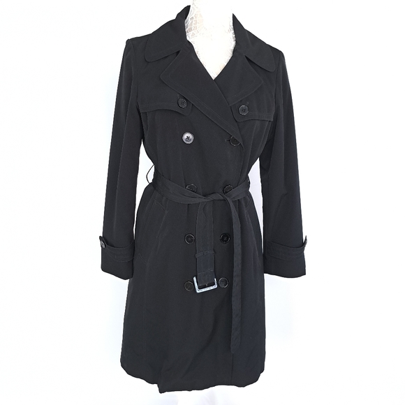 London Fog Jackets & Coats London Fog Black Double Breasted Trench